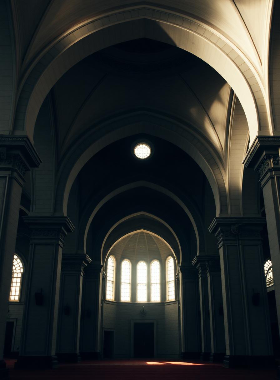 Interior of a place of worship