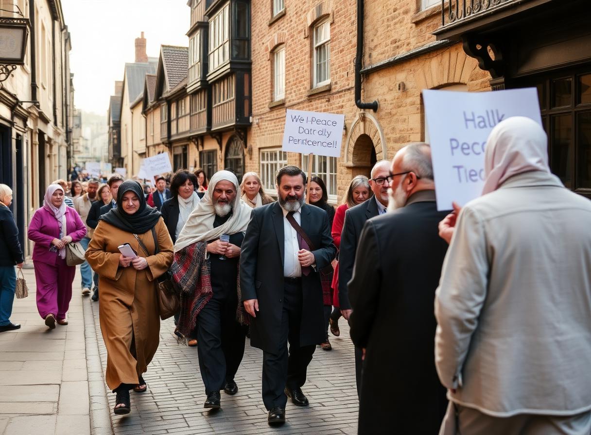 A walk for peace through Medway